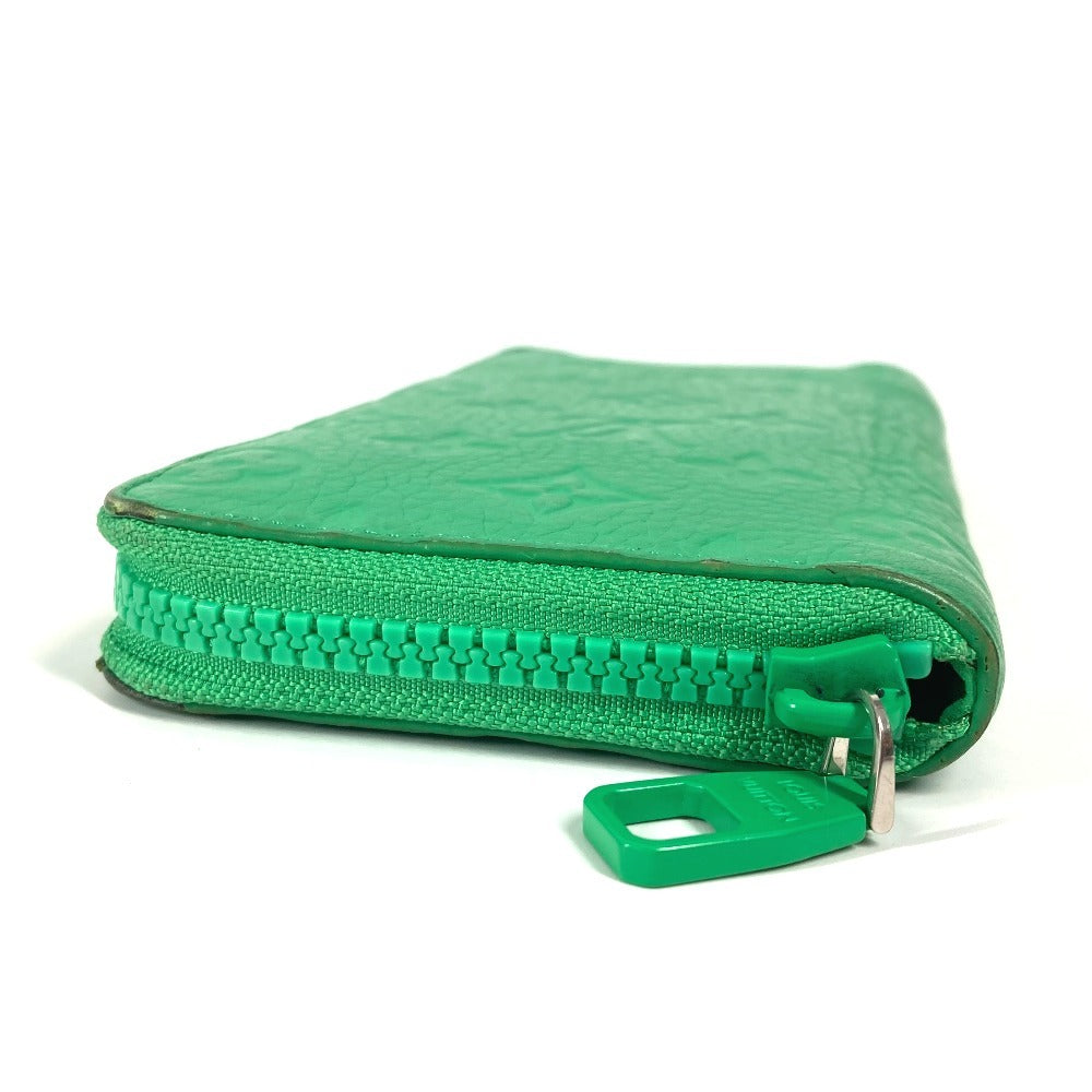 LOUIS VUITTON M81549 モノグラム・トリヨン ジッピーウォレット ヴェルティカル ロングウォレット ラウンドファスナー 長財布 トリヨンレザー ユニセックス ヴェールマント グリーン
