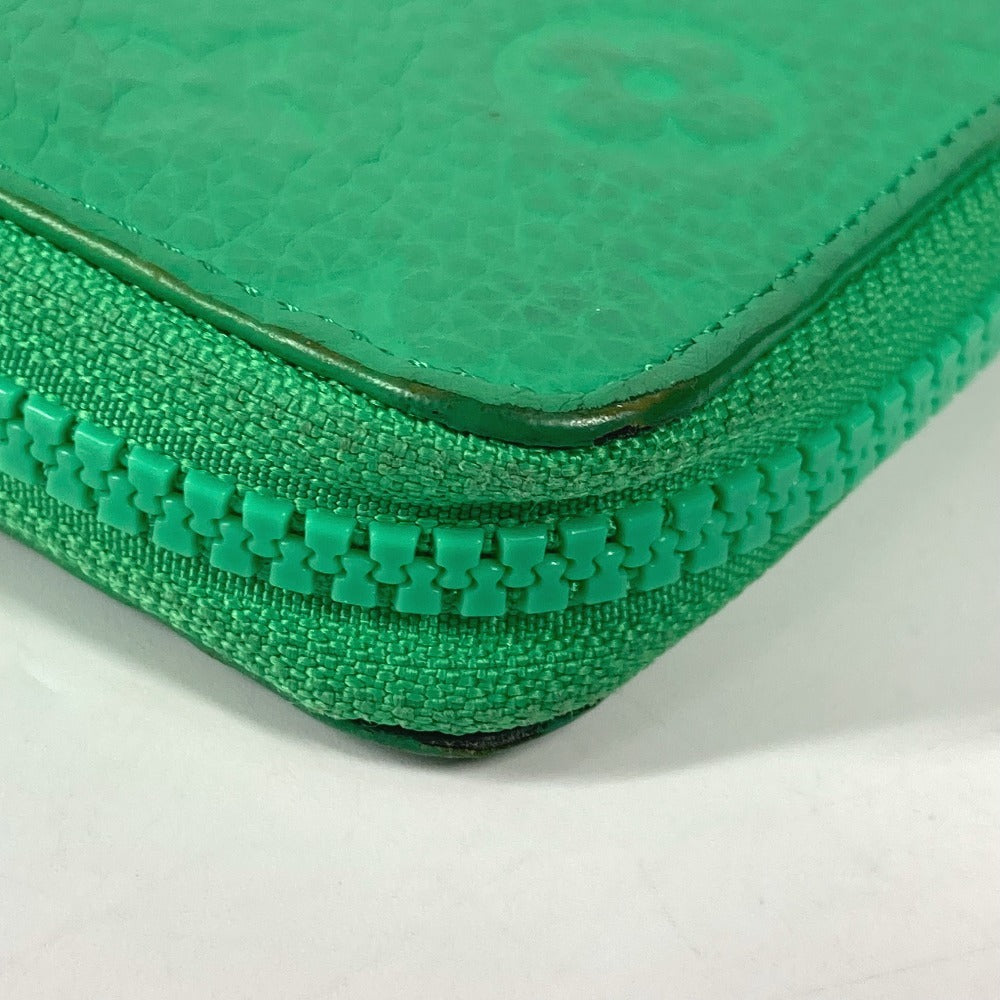 LOUIS VUITTON M81549 モノグラム・トリヨン ジッピーウォレット ヴェルティカル ロングウォレット ラウンドファスナー 長財布 トリヨンレザー ユニセックス ヴェールマント グリーン