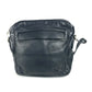 GUCCI 337084 Logo Interlocking G Bag Pouch Pochette Crossbody Shoulder Bag Leather Unisex Black