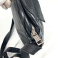GUCCI 337084 Logo Interlocking G Bag Pouch Pochette Crossbody Shoulder Bag Leather Unisex Black