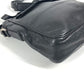 GUCCI 337084 Logo Interlocking G Bag Pouch Pochette Crossbody Shoulder Bag Leather Unisex Black