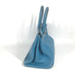 HERMES Birkin35 Birkin 35 Bag Tote Bag Hand Bag Taurillon Clemence Blue gene blue/SilverHardware Used