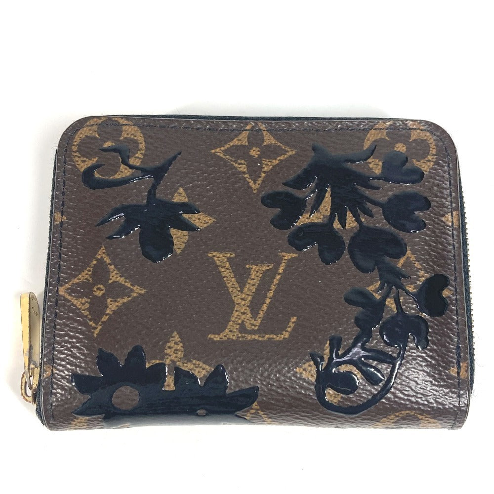 LOUIS VUITTON M62547 Monogram Blossom Floral Zippy Coin Purse, Wallet with Round Zipper, Monogram Canvas, Unisex, Brown