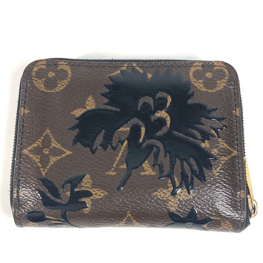 LOUIS VUITTON M62547 Monogram Blossom Floral Zippy Coin Purse, Wallet with Round Zipper, Monogram Canvas, Unisex, Brown