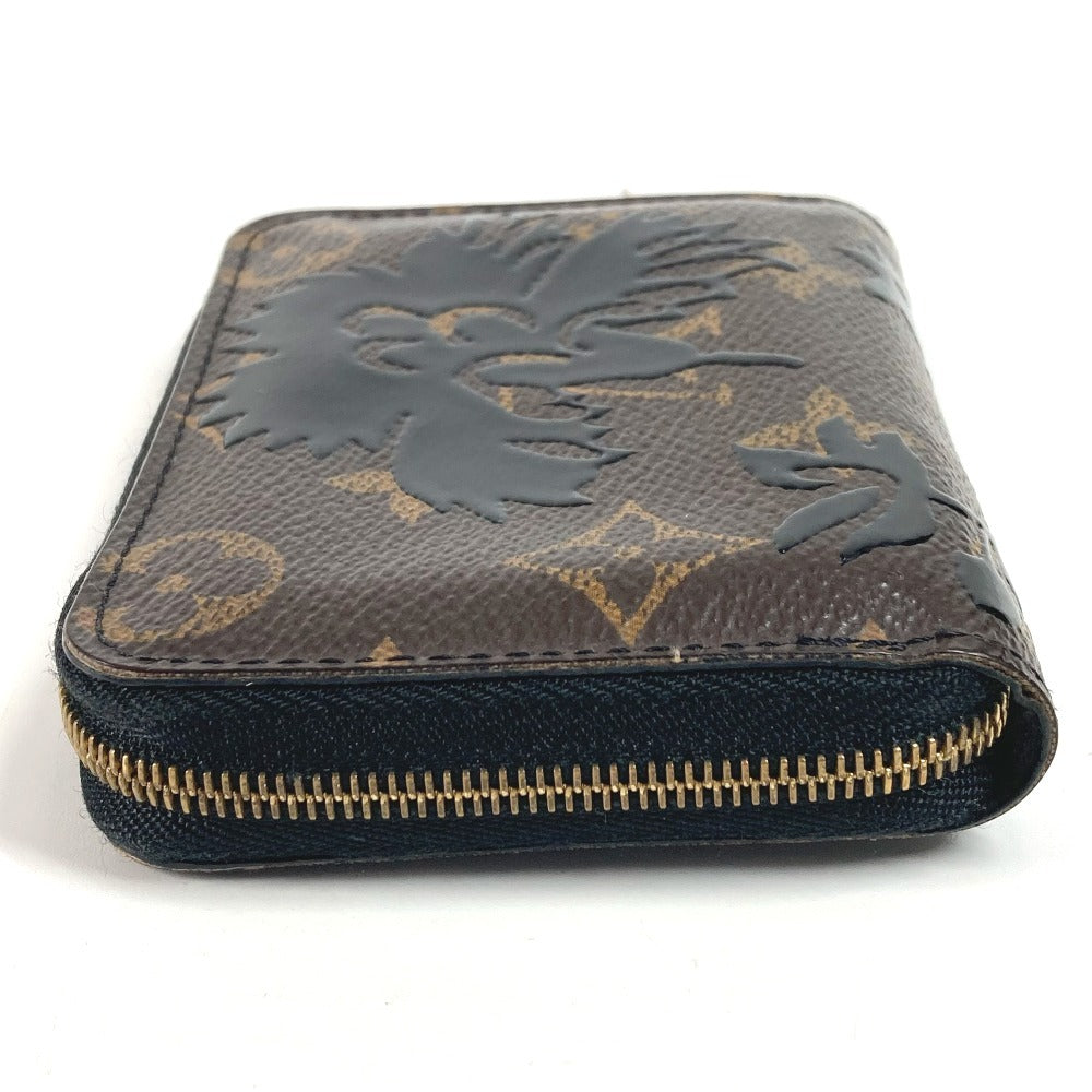 LOUIS VUITTON M62547 Monogram Blossom Floral Zippy Coin Purse, Wallet with Round Zipper, Monogram Canvas, Unisex, Brown