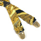 HERMES All-Over Print Accessory Suspenders, Silk, Unisex, Yellow
