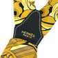 HERMES All-Over Print Accessory Suspenders, Silk, Unisex, Yellow