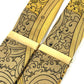 HERMES All-Over Print Accessory Suspenders, Silk, Unisex, Yellow