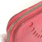 HERMES Perforated Logo Evelyn Azap Long Wallet Round Zipper Long Wallet Chevre Women's Pink