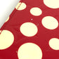 LOUIS VUITTON M91572 Vernis Dot Infinity Zippy Wallet, a collaboration with Yayoi Kusama. This long wallet is made of patent leather and is available in red.