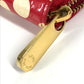 LOUIS VUITTON M91572 Vernis Dot Infinity Zippy Wallet, a collaboration with Yayoi Kusama. This long wallet is made of patent leather and is available in red.