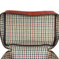 SWAINE ADENEY BRIGG Checked Interior Travel Bag, Handbag, Travel Bag, Boston Bag, Leather, Unisex, Burgundy
