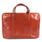 SWAINE ADENEY BRIGG Checked Interior Travel Bag, Handbag, Travel Bag, Boston Bag, Leather, Unisex, Burgundy