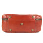 SWAINE ADENEY BRIGG Checked Interior Travel Bag, Handbag, Travel Bag, Boston Bag, Leather, Unisex, Burgundy