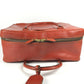 SWAINE ADENEY BRIGG Checked Interior Travel Bag, Handbag, Travel Bag, Boston Bag, Leather, Unisex, Burgundy