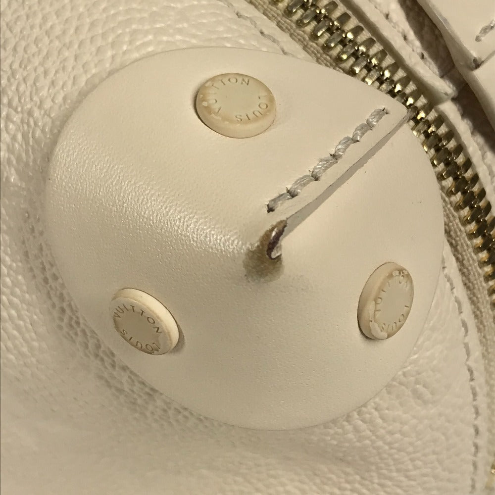 LOUIS VUITTON M45394 モノグラムアンプラント プティットマル スープル カバン ボックスバッグ ハンドバッグ モノグラムアンプラントレザー レディース クレーム ホワイト