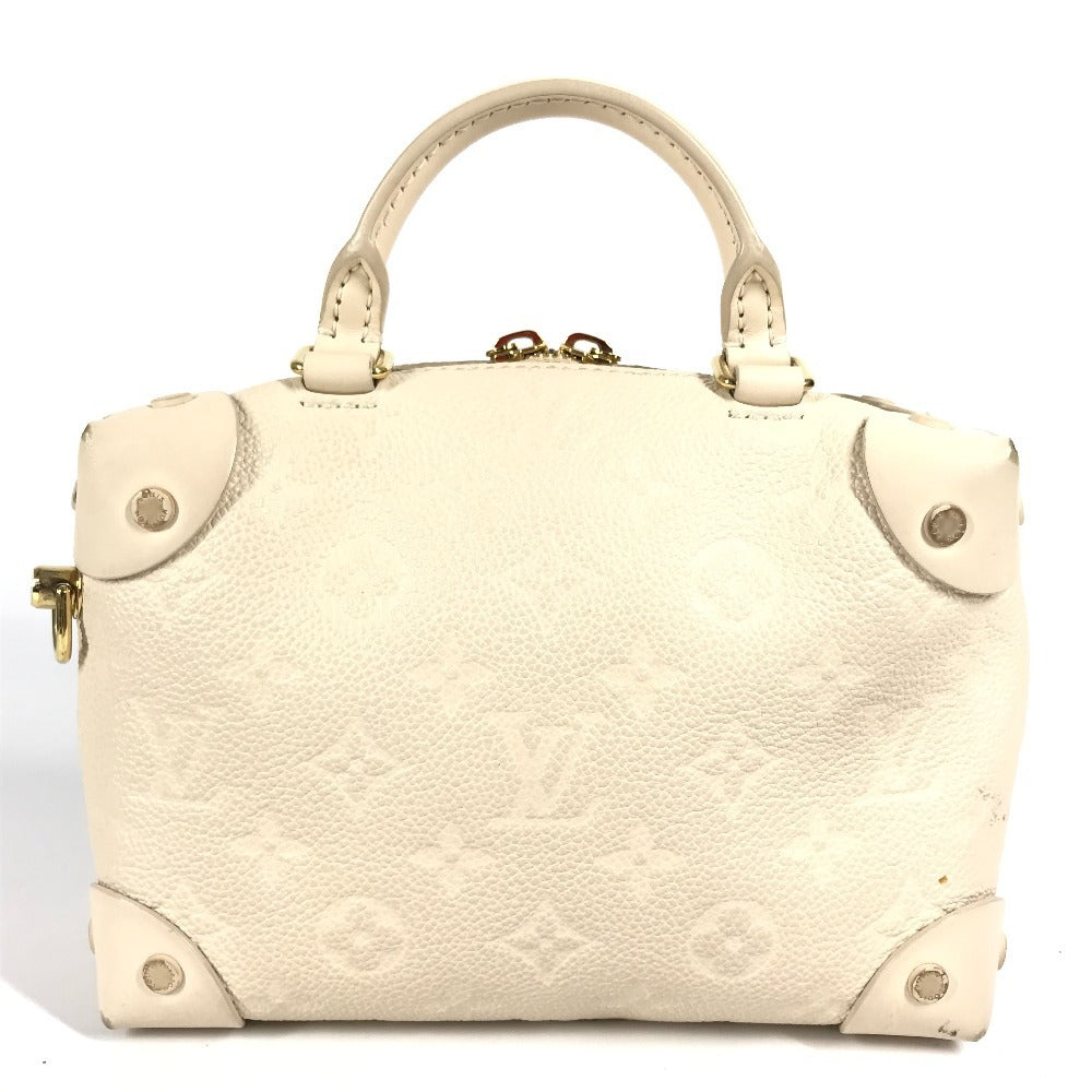 LOUIS VUITTON M45394 モノグラムアンプラント プティットマル スープル カバン ボックスバッグ ハンドバッグ モノグラムアンプラントレザー レディース クレーム ホワイト
