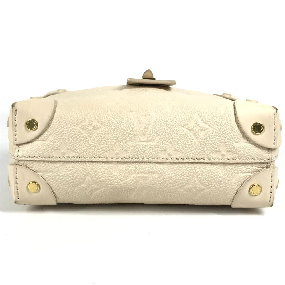 LOUIS VUITTON M45394 モノグラムアンプラント プティットマル スープル カバン ボックスバッグ ハンドバッグ モノグラムアンプラントレザー レディース クレーム ホワイト