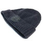 MONCLER Rhinestone Logo Beanie Hat, Knit Cap, Wool, Unisex, Black