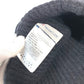 MONCLER Rhinestone Logo Beanie Hat, Knit Cap, Wool, Unisex, Black
