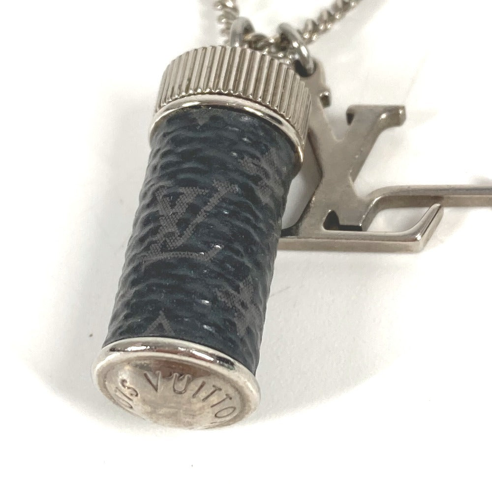 LOUIS VUITTON M63641 モノグラムエクリプス ネックレス・チャームズ モノグラム・エクリプス チェーン アクセサリー ネックレス モノグラムエクリプスキャンバス メンズ ブラック