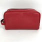 FENDI 7AS378 Handle Logo Clutch Bag/Second Bag Leather Unisex Red