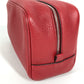FENDI 7AS378 Handle Logo Clutch Bag/Second Bag Leather Unisex Red