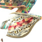 PRADA BR2515 Venetian Print All-Over Triangle Logo Plaque Shoulder Bag/Tote Bag in Vinyl/Leather, Multicolor