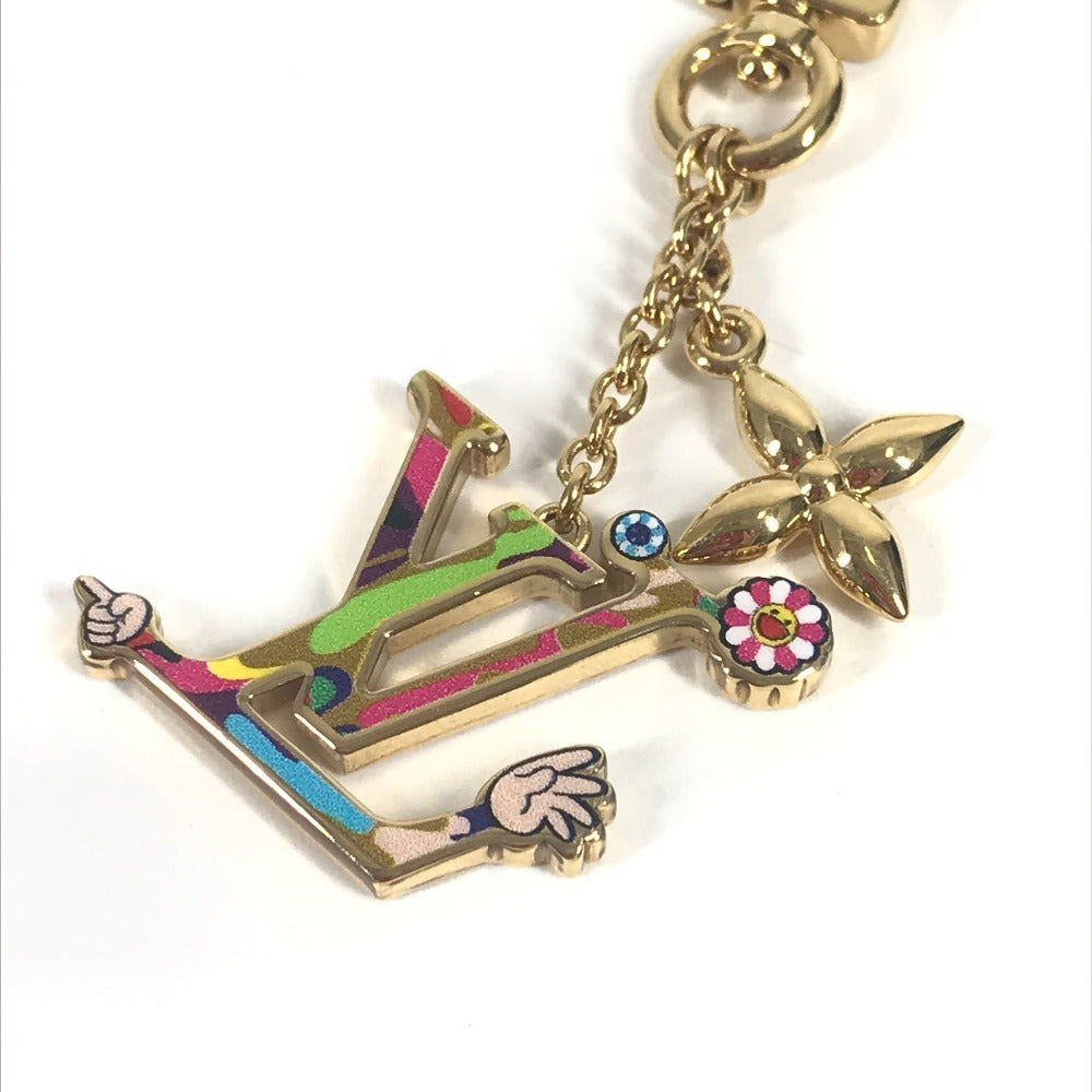 LOUIS VUITTON M02499 LV × TM 村上隆 パンダ セット2ネックレス・スーパーフラット チェーンネックレス 2本セット アクセサリー ネックレス メタル ユニセックス ゴールド
