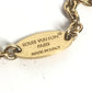 LOUIS VUITTON M02499 LV × TM 村上隆 パンダ セット2ネックレス・スーパーフラット チェーンネックレス 2本セット アクセサリー ネックレス メタル ユニセックス ゴールド