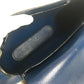 HERMES H Logo Octagon Flap Bag, Crossbody Pochette Shoulder Bag, Epson, Unisex, Blue