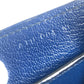 HERMES H Logo Octagon Flap Bag, Crossbody Pochette Shoulder Bag, Epson, Unisex, Blue