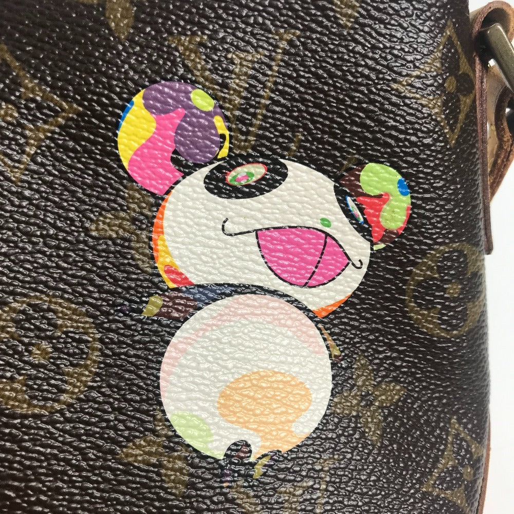 LOUIS VUITTON M51241 Monogram Panda Trotter Pochette Mini Bag, Crossbody Shoulder Bag, Monogram Canvas, Women's, Brown