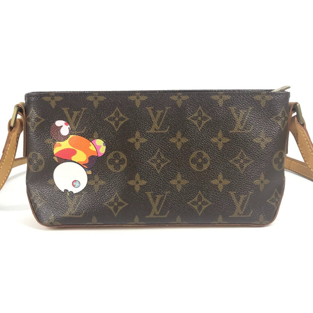 LOUIS VUITTON M51241 Monogram Panda Trotter Pochette Mini Bag, Crossbody Shoulder Bag, Monogram Canvas, Women's, Brown