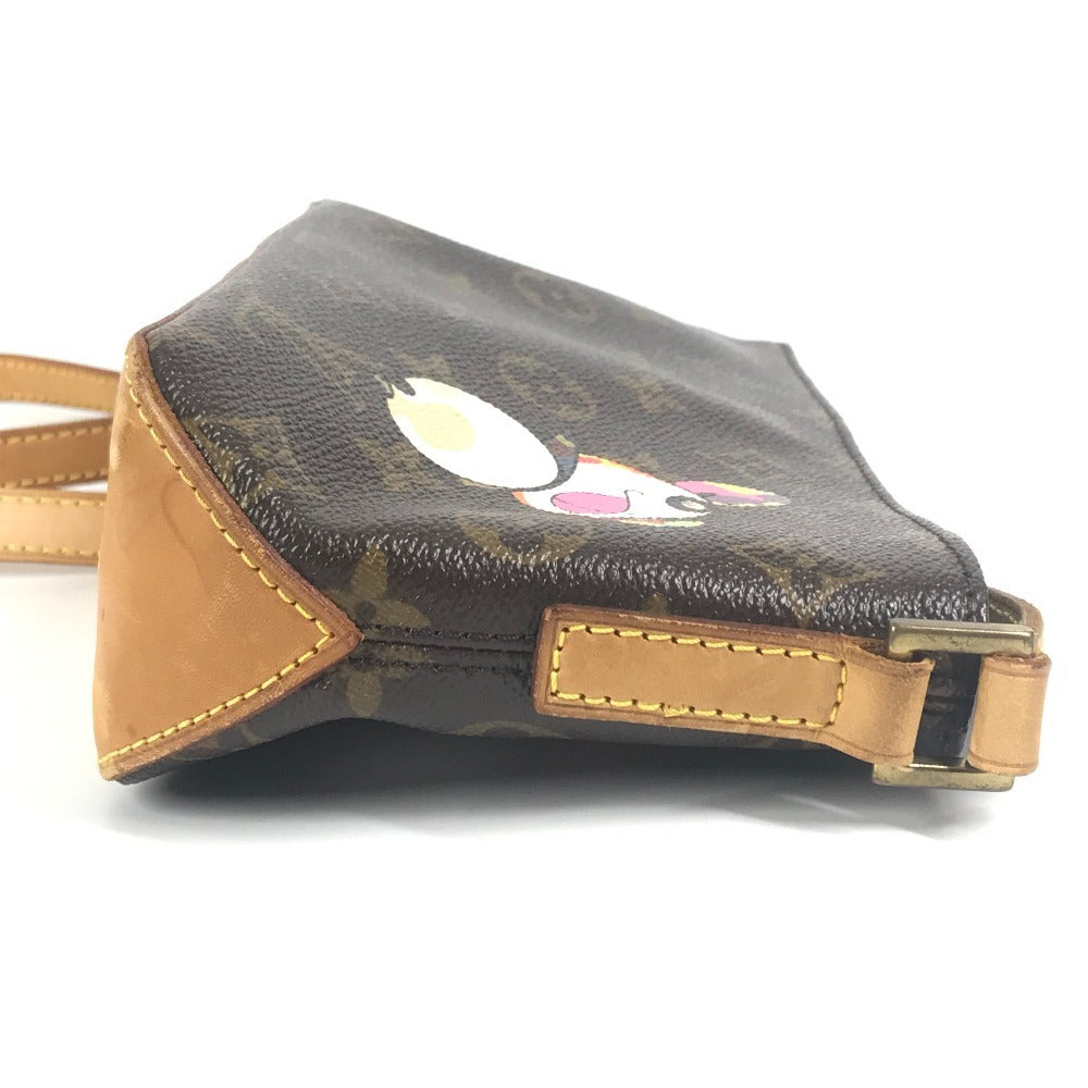 LOUIS VUITTON M51241 Monogram Panda Trotter Pochette Mini Bag, Crossbody Shoulder Bag, Monogram Canvas, Women's, Brown
