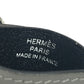 HERMES Colormatic Classic Two-Tone Leather Business Card Holder with D-Ring, Gray, Unisex