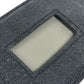 HERMES Colormatic Classic Two-Tone Leather Business Card Holder with D-Ring, Gray, Unisex