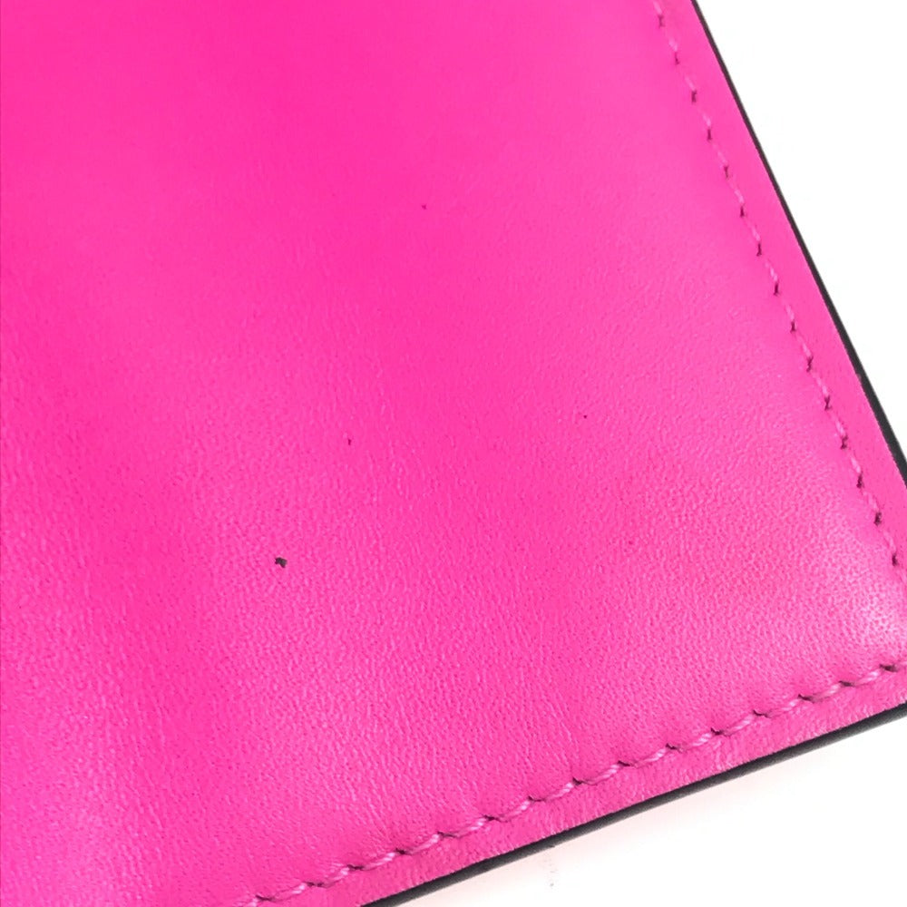 LOUIS VUITTON M30773 Taiga Rama Discovery Compact Wallet, a tri-fold wallet in Taiga leather, unisex, pink.