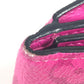 LOUIS VUITTON M30773 Taiga Rama Discovery Compact Wallet, a tri-fold wallet in Taiga leather, unisex, pink.