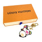 LOUIS VUITTON M02467 Monogram LV×TM Superflat Keychain Bag Charm, Murakami Panda, Takashi Murakami Panda Keychain, Monogram Canvas, Women's, Brown