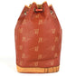 LOUIS VUITTON M80026 Louis Vuitton Cup 95 LVCUP Saint Tropez Shoulder Bag, Leather/Canvas, Unisex, Abogany Orange