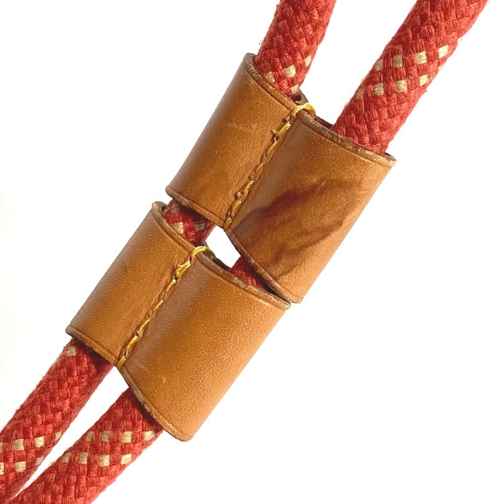 LOUIS VUITTON M80026 Louis Vuitton Cup 95 LVCUP Saint Tropez Shoulder Bag, Leather/Canvas, Unisex, Abogany Orange