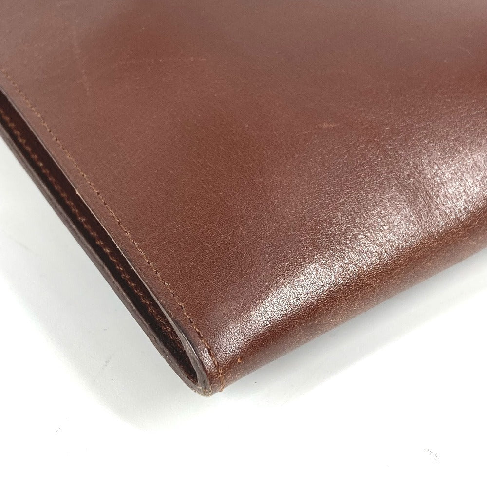 HERMES Onimetu Crossbody Pochette Shoulder Bag in Box Calf Leather, Unisex, Havana Brown