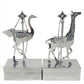 LOUIS VUITTON 不明 VIP顧客限定 ノベルティ 非売品 顧客ホリデーギフト アニマル オーナメント 2024年クリスマス限定 オブジェ インテリア ダチョウ シマウマ キリン オブジェ メタル ユニセックス シルバー