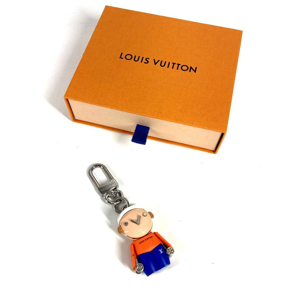 LOUIS VUITTON M01197 バッグチャーム・ガストン ジム バッグチャーム キーホルダー メタル ユニセックス ホワイト