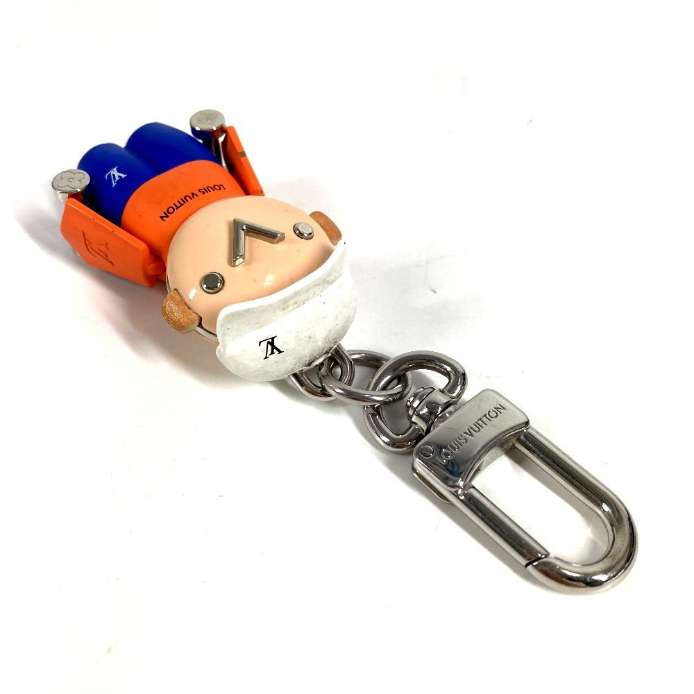 LOUIS VUITTON M01197 バッグチャーム・ガストン ジム バッグチャーム キーホルダー メタル ユニセックス ホワイト