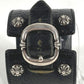 CHROME HEARTS 7964 TUDOR Crossball Gunslinger Dekabara Hand Winding Watch Men's Watch Wristwatch Leather / SS Black/Silver Used