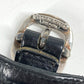 CHROME HEARTS 7964 TUDOR Crossball Gunslinger Dekabara Hand Winding Watch Men's Watch Wristwatch Leather / SS Black/Silver Used