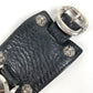 CHROME HEARTS 7964 TUDOR Crossball Gunslinger Dekabara Hand Winding Watch Men's Watch Wristwatch Leather / SS Black/Silver Used