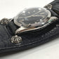 CHROME HEARTS 7964 TUDOR Crossball Gunslinger Dekabara Hand Winding Watch Men's Watch Wristwatch Leather / SS Black/Silver Used